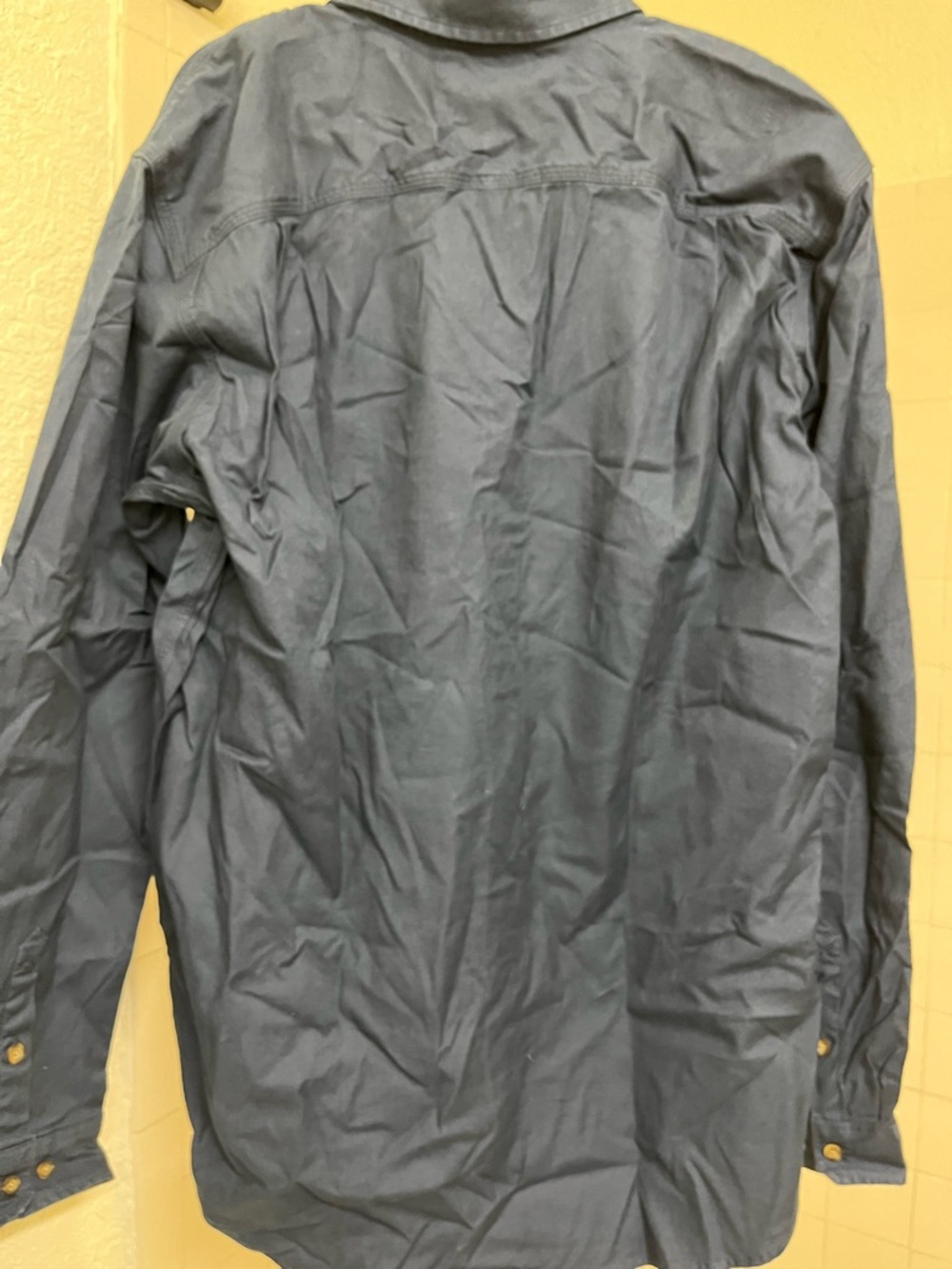 Carhartt Navy Lightweight Rugged Flex Work Shirt Jacket - Picture 7 of 7